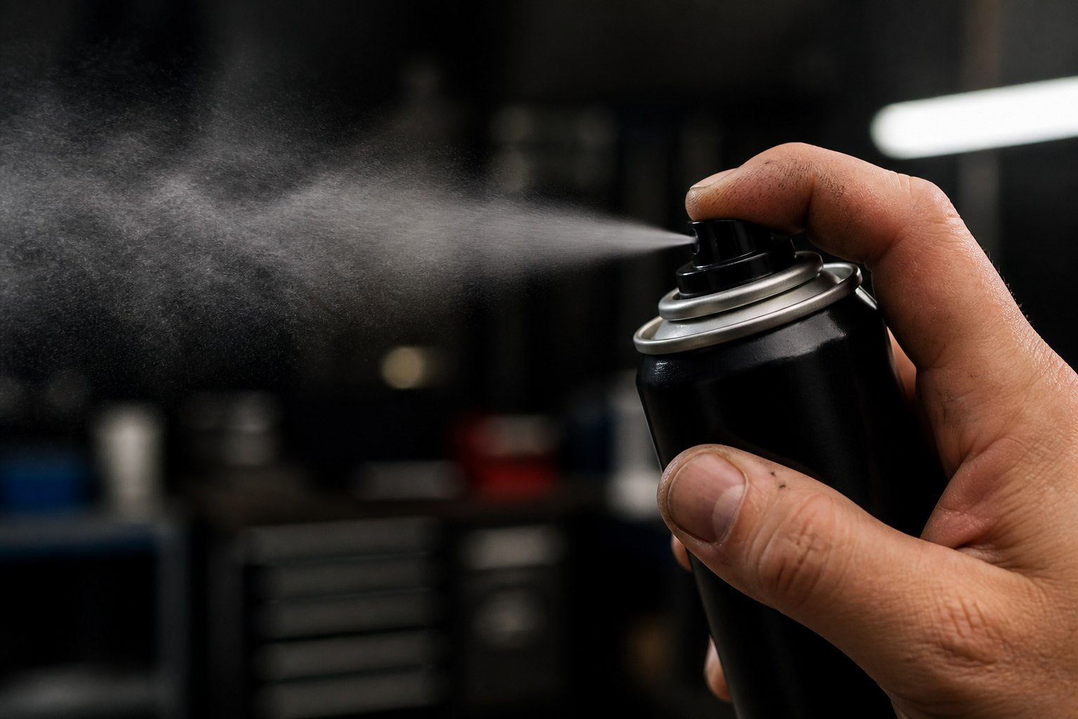 Aerosol spray for automotive chemicals